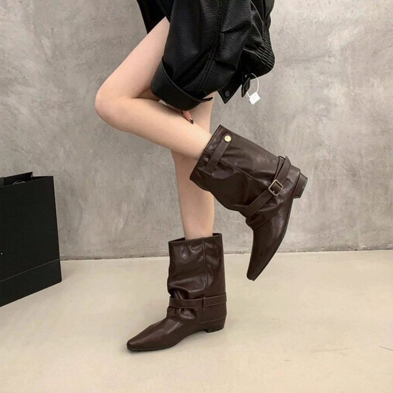 Sepatu bot pergelangan kaki kl - Women'S Fashion Korea ulasan dan harga