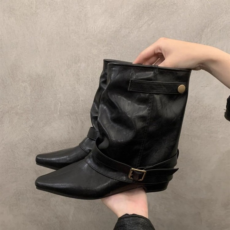 Sepatu bot pergelangan kaki kl - Women'S Fashion Korea ulasan dan harga
