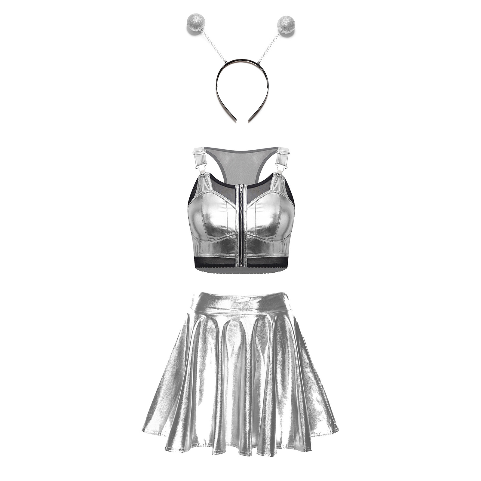 Kostum Alien Wanita Metalik Me - Women'S Fashion Vest Tops ulasan dan harga