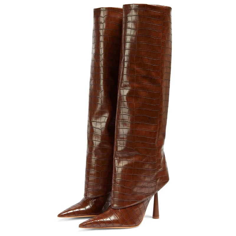 Eilyken 2027 Desain Musim Gugu - Women'S Fashion Knee High Boots ulasan dan harga