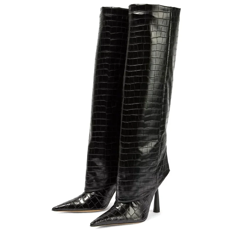 Eilyken 2027 Desain Musim Gugu - Women'S Fashion Knee High Boots ulasan dan harga