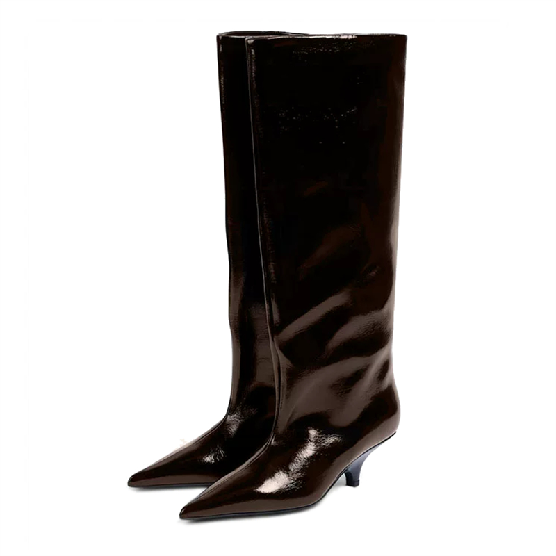 Sepatu Bot Wanita Model Street - Women'S Fashion Knee High Boots ulasan dan harga