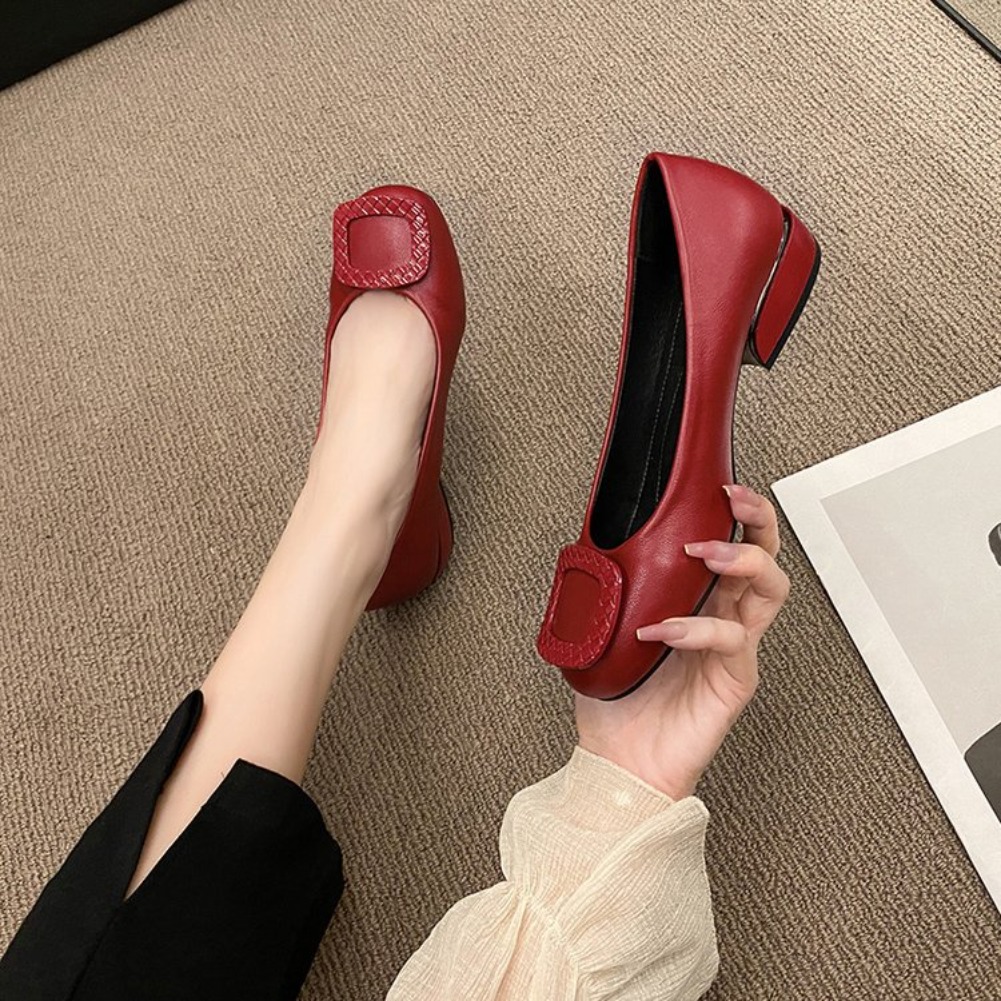 Sepatu Kulit Wanita dengan Sol - Women'S Fashion Shoes ulasan dan harga