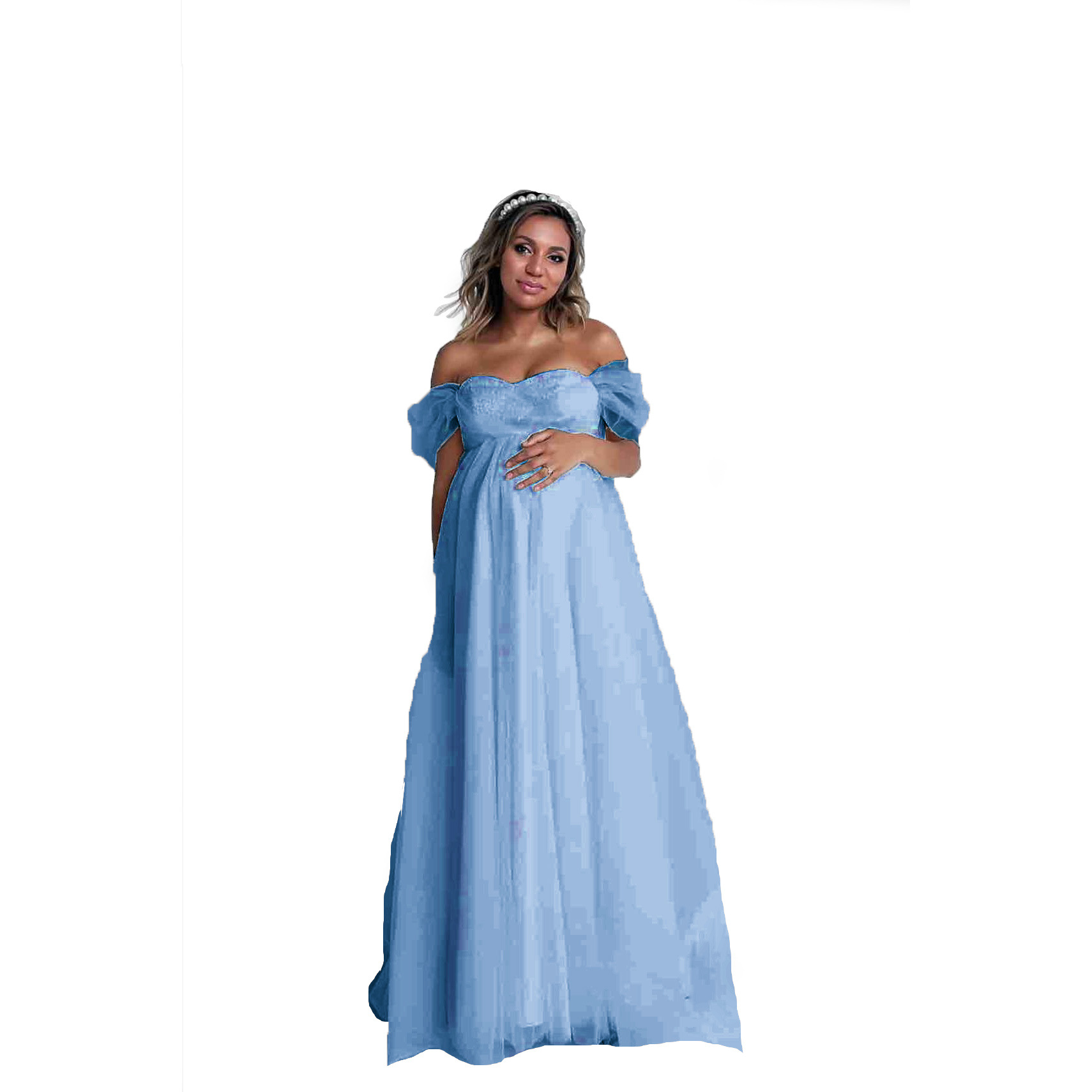 Gaun hamil tanpa tali wanita h - Women Fashion Photoshoot ulasan dan harga