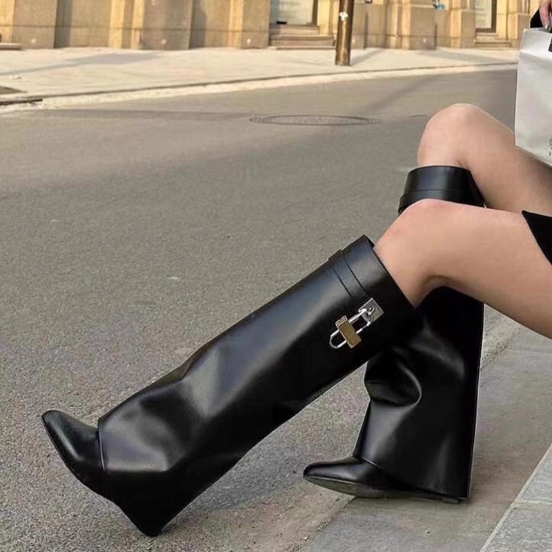 Sepatu Bot Selutut Wanita Mode - Women'S Fashion Knee High Boots ulasan dan harga